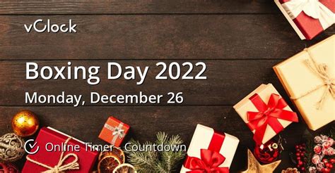 when is boxing day 2022.